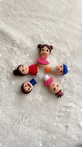 Fisher Price Amigurumi parmak kuklalar