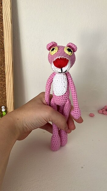 Amigurumi pembe panter