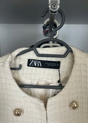m Beden Zara Düğmeli ceket