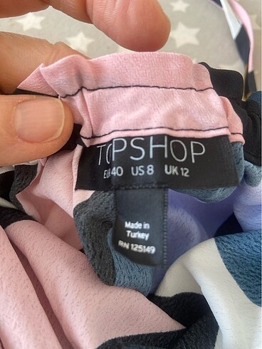 40 Beden Topshop sirt dekolteli elbise