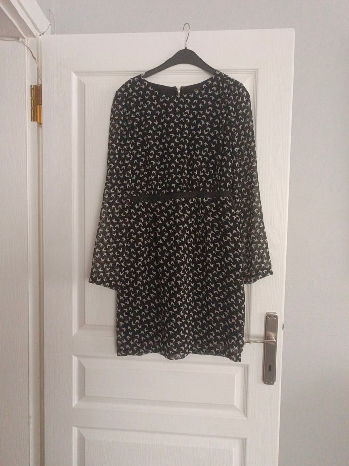 Uzun Kollu  Elbisesi - Görsel 5