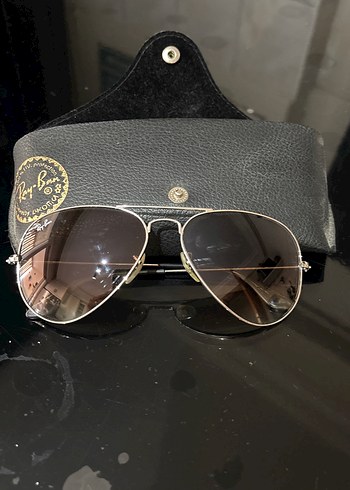 Ray Ban Orjinal ray ban Bej Parlak Şeffaf Güneş Gözlüğü