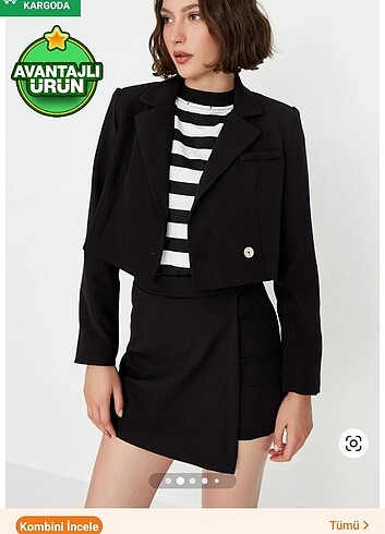 m Beden siyah Renk Blazer ceket