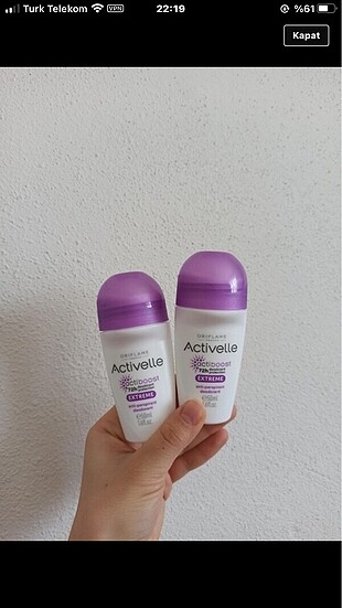 Activelle roolon iki adet