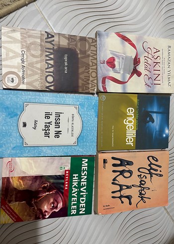 6 Kitap Seti: Aşkın, Aytmatov, Mesnevi ve Diğerleri