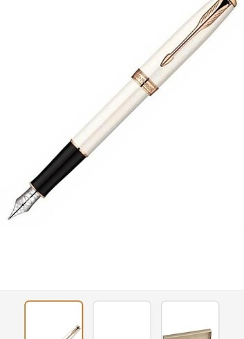 Parker 18k altın uçlu sonnet dolma kalem