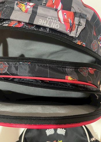 Renkli Kırmızı Çocuk Okul Çantası ve Beslenme Çantası - Görsel 3