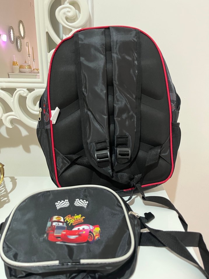 Renkli Kırmızı Çocuk Okul Çantası ve Beslenme Çantası - Görsel 4