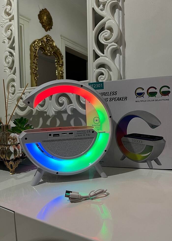 Şarj stantlı hoparlör - Görsel 2