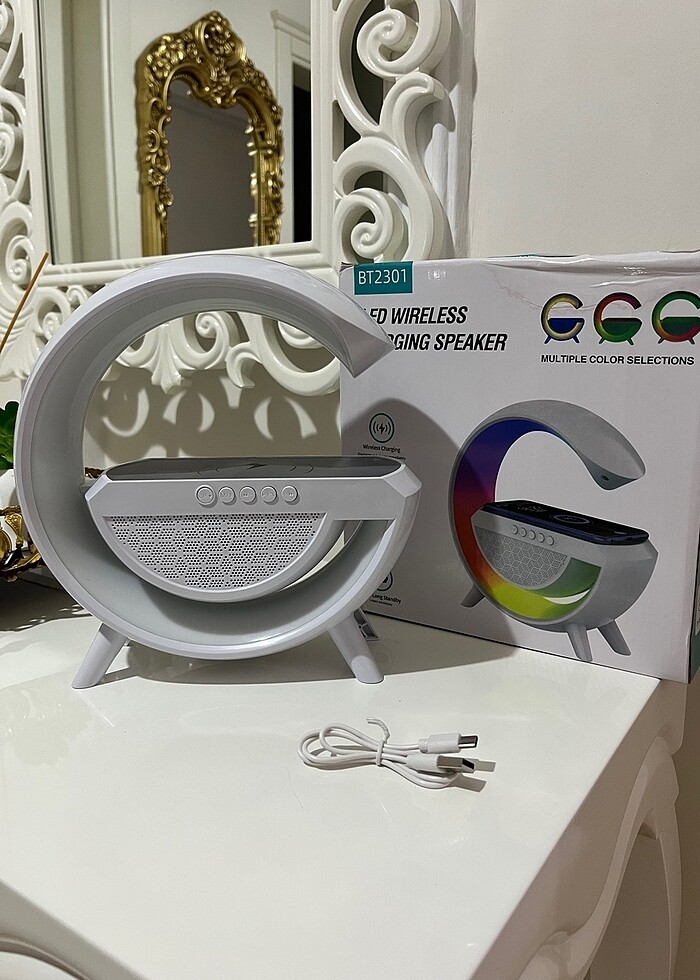 Şarj stantlı hoparlör - Görsel 3