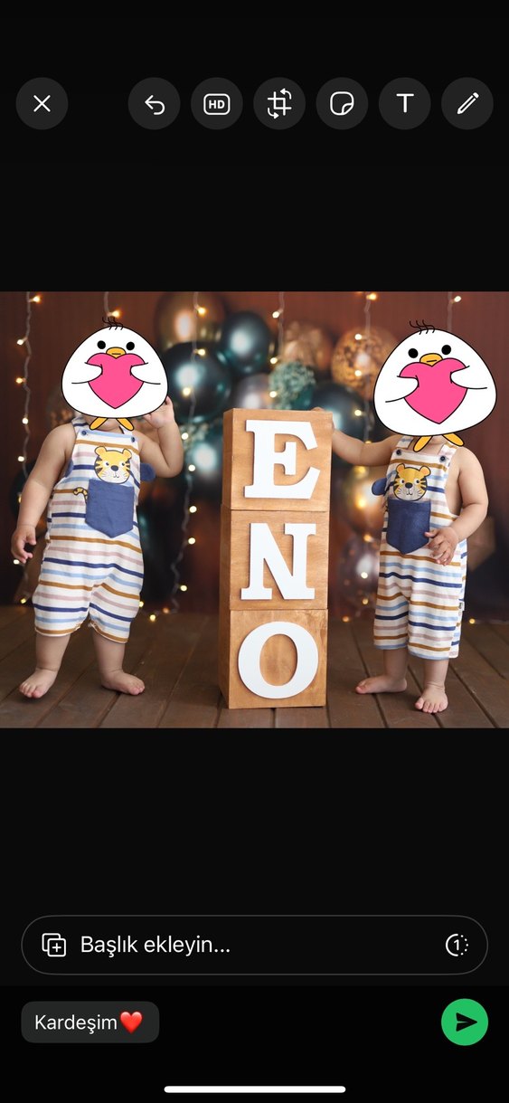 Çizgili  Erkek Bebek Tulum - Görsel 2