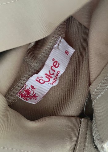 Bej Kadın Salaş Düğmeli Eşofman Takımı - Görsel 4