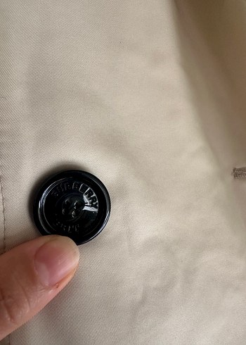 Kadın Beyaz Midi Düğmeli Trençkot - Görsel 3