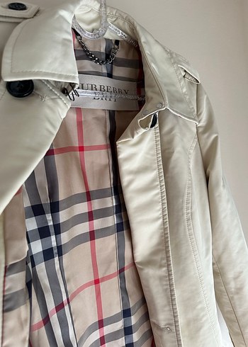 Kadın Beyaz Midi Düğmeli Trençkot - Görsel 2