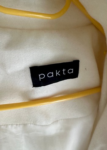 Beyaz Midi Kaşe kumal Kadın Palto - Görsel 5