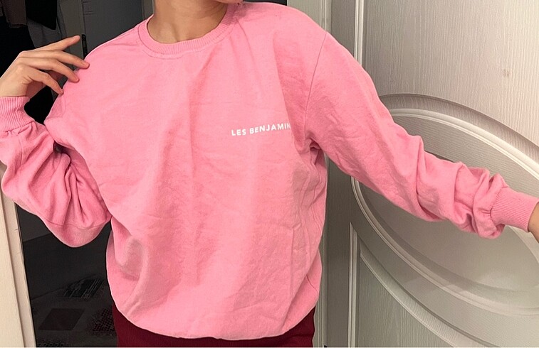 Pembe Sweatshirt kazak