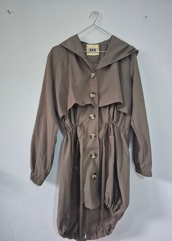 VİNTAGE KADIN TRENÇKOT - Görsel 2