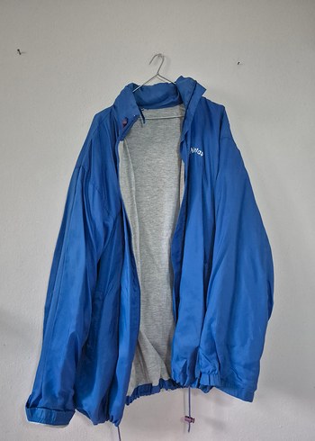 VİNTAGE OVERSİZE BOMBER CEKET YAĞMURLUK - Görsel 2