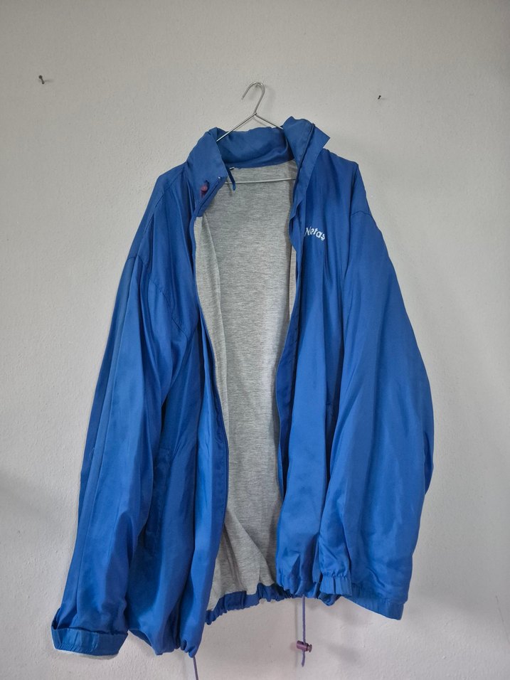 VİNTAGE OVERSİZE BOMBER CEKET YAĞMURLUK - Görsel 2