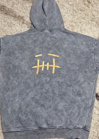 ACID WASH OVERSİZE HOODİE - Görsel 5