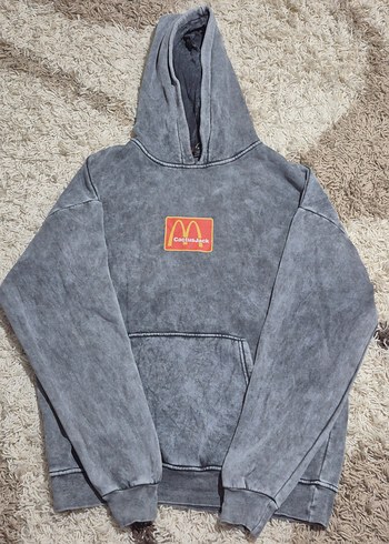 ACID WASH OVERSİZE HOODİE - Görsel 3