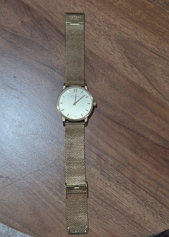 ICON OF SWEDEN ALTIN RENKLİ KOL SAATİ - Görsel 5