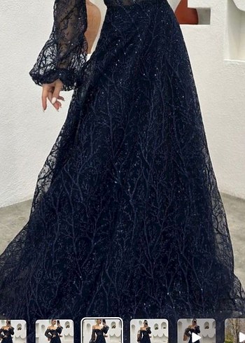 l Beden Uzun Siyah V Yaka Gotik Abiye Elbise