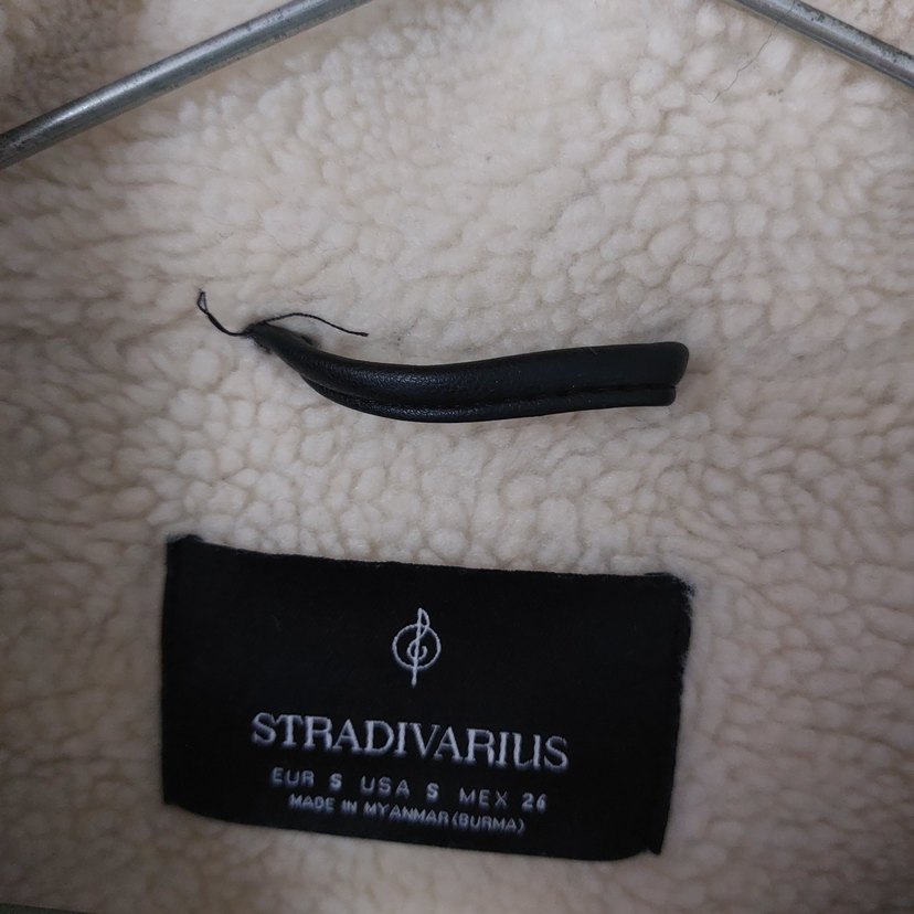 suni deri ve kürklü siyah kadın ceket - Görsel 3