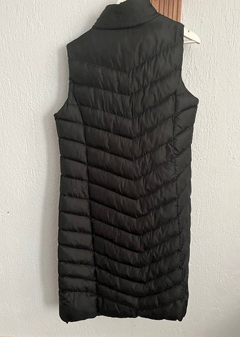 Uzun Kesim, Kürklü Siyah Kadın Yelek - Görsel 2