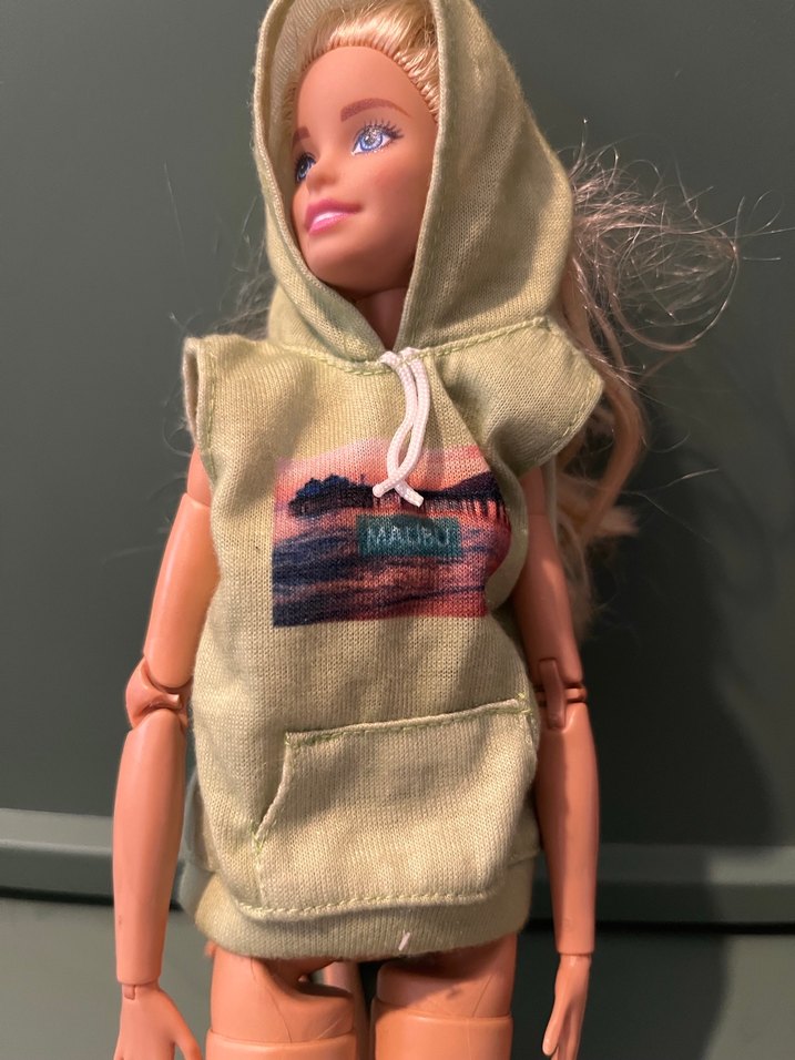 Yeşil Barbie Bebek Kıyafet - Görsel 2