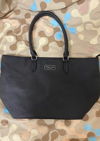 Siyah Deri Kadın El Çantası - Görsel 2