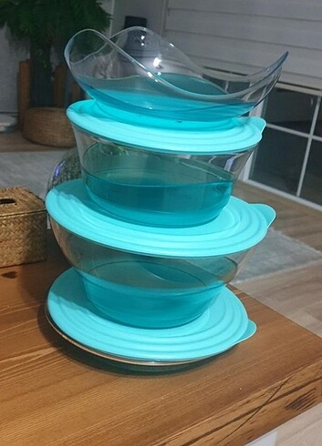 Tupperware 7 parça damla set