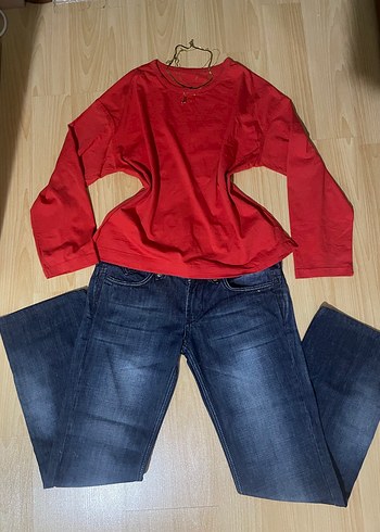 dolce & gabbana wide leg y2k pantolon - Görsel 4