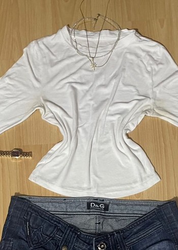 addax ikili crop bluz body seti - Görsel 3