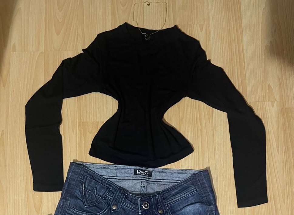 addax ikili crop bluz body seti - Görsel 2