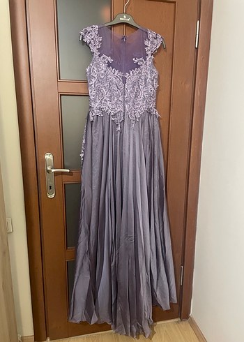 lila abiye gece elbisesi vintage y2k - Görsel 2