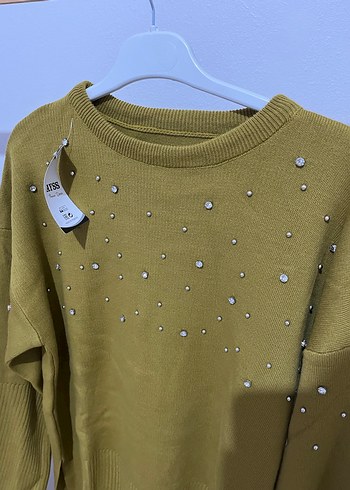 Kadın yağ ueşil Triko Uzun Kollu Takım - Görsel 7