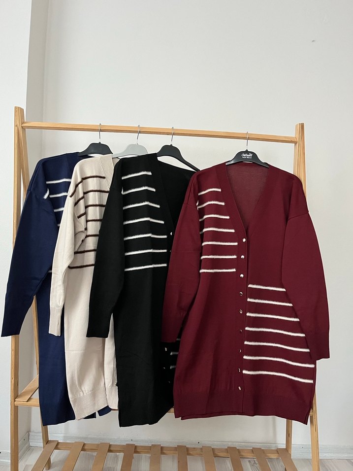 Merserize hırka ceket - Görsel 2