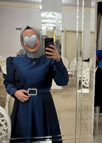 Çok Renkli Drapeli Uzun Kadın Abiye Elbise - Görsel 7