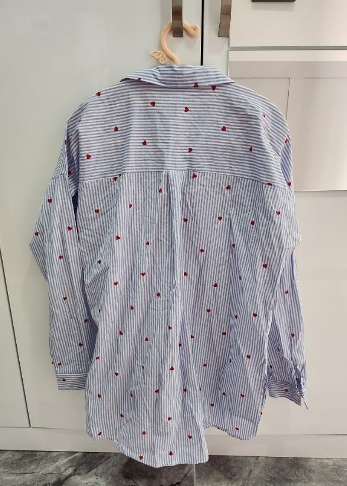Butik Ürünü  Kalpli Gömlek - Görsel 3