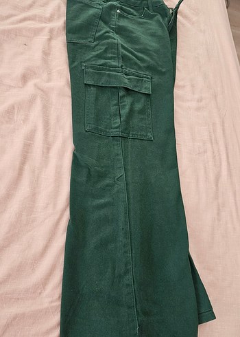 Kahverengi Kadın Süet Kemerli Bol Pantolon - Görsel 6