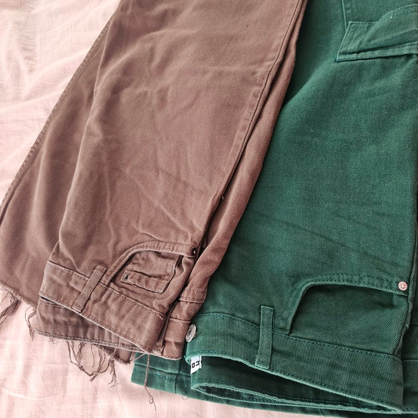 Kahverengi Kadın Süet Kemerli Bol Pantolon - Görsel 2