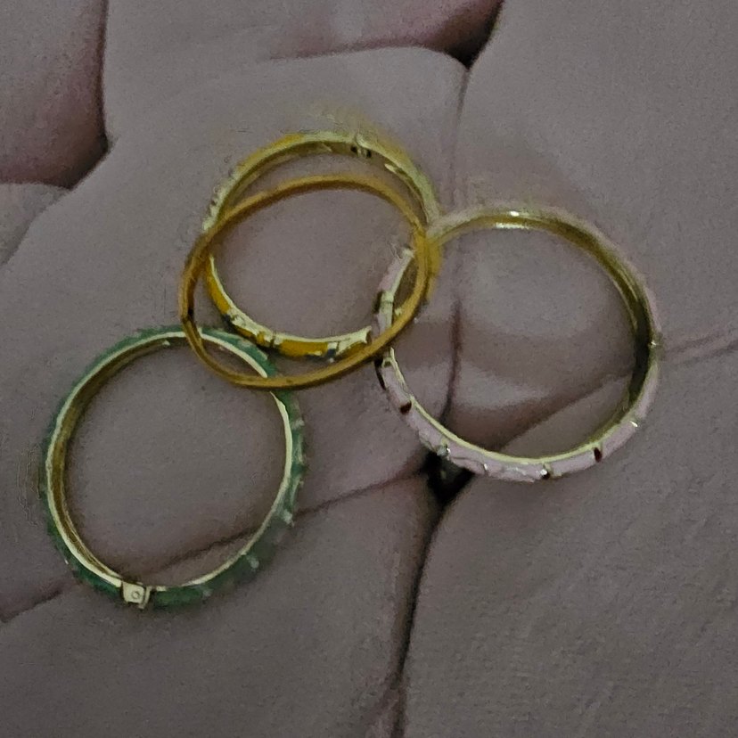 Renkli Çiçek Desenli Bohem Bileklik Seti - Görsel 4