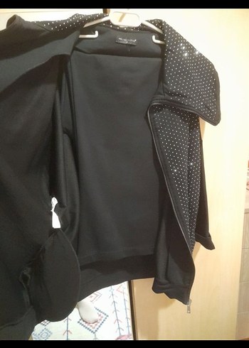 Siyah taşlı Melike Tatar takım - Görsel 6