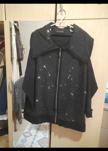 Siyah taşlı Melike Tatar takım - Görsel 3