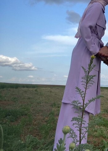 Bej Uzun Kadın Takım Kadriye Baştürk - Görsel 3