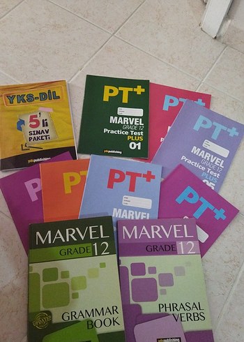 Marvel Grade 12 Sınav Hazırlık Kitapları Seti