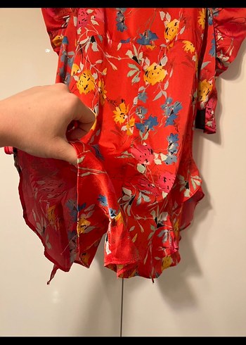 Çiçekli tulum Elbise - Görsel 3