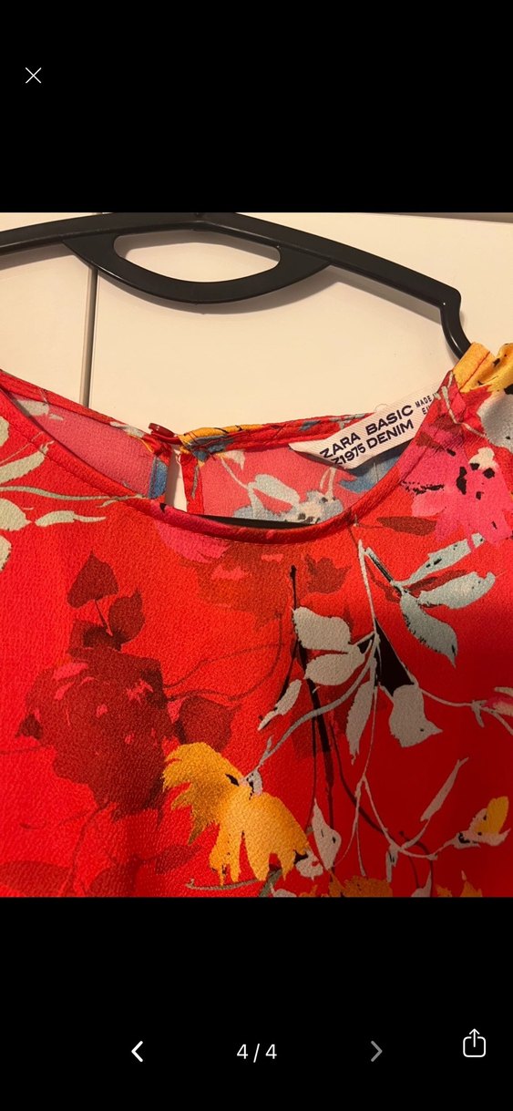 Çiçekli tulum Elbise - Görsel 4