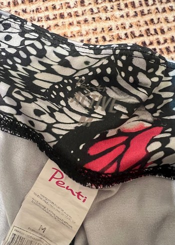 Penti Desenli Kadın Midi Tayt - Görsel 3